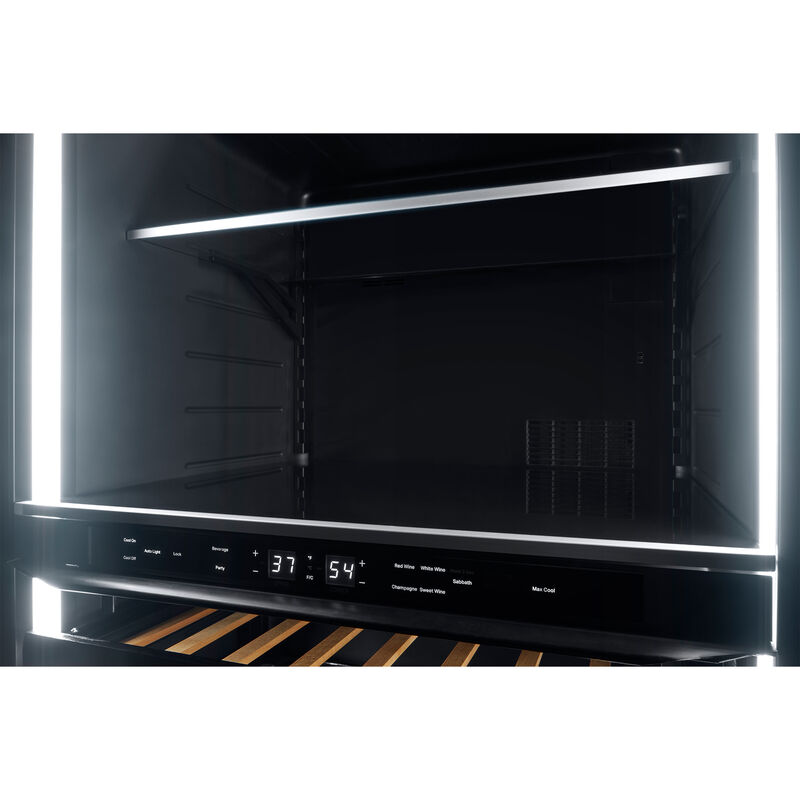 JennAir Rise Series 24 in. 5.0 cu. ft. Built-In Beverage Center with Fixed Shelves & Digital Control - Stainless Steel, , hires