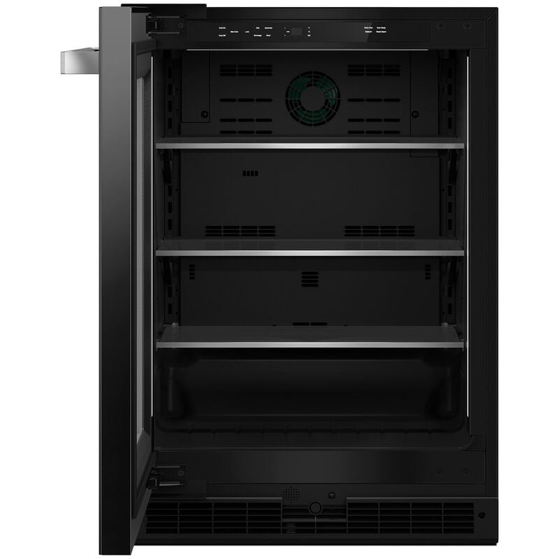 JennAir Noir 24 in. 5.2 cu. ft. Built-In Undercounter Refrigerator - Black, , hires