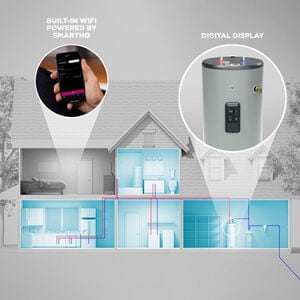 GE Smart Electric 50 Gallon Tall Water Heater with 10-Year Parts Warranty, , hires