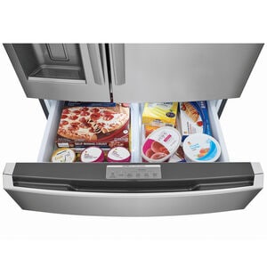 Frigidaire Gallery 36 in. 26.3 cu. ft. 4-Door French Door Refrigerator with Ice & Water Dispenser - Stainless Steel, , hires