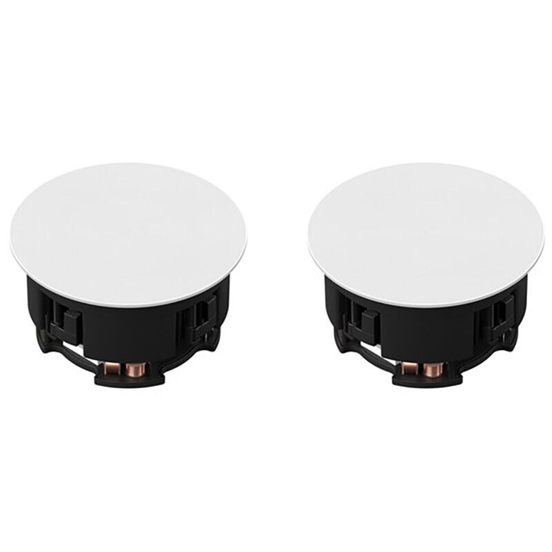 Sonos Architectural 6-1/2" Passive 2-Way In-Ceiling Speakers (Set) - White, , hires