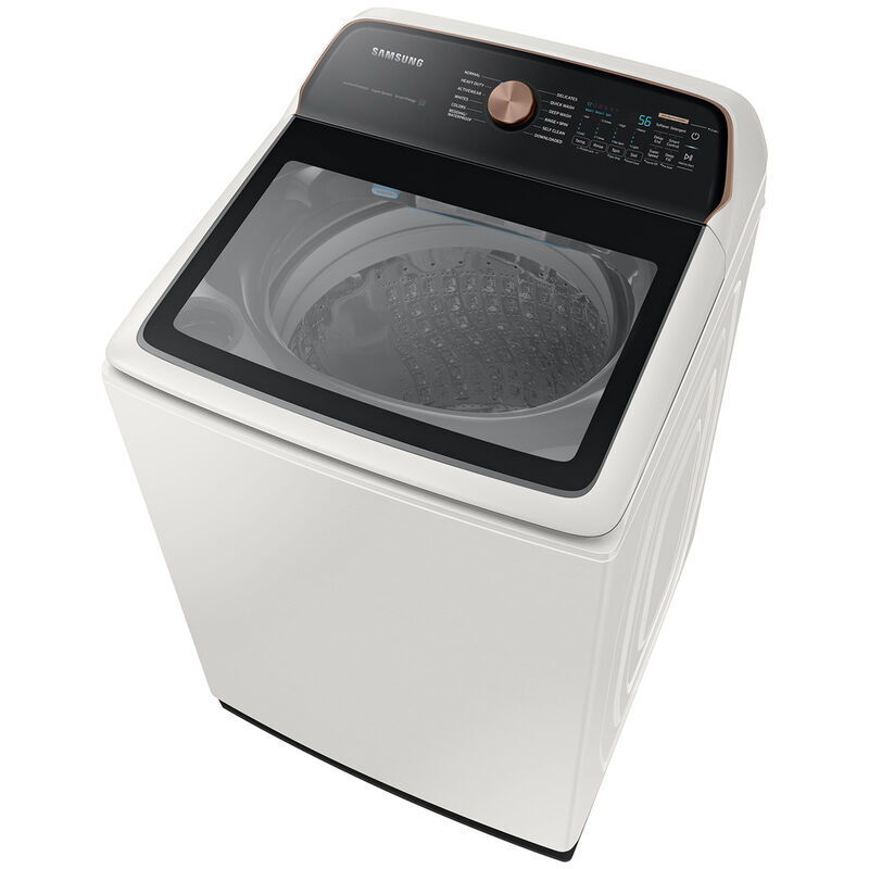 Samsung 27 in. 5.5 cu. ft. Smart Top Load Washer with Auto Dispense System - Ivory, , hires