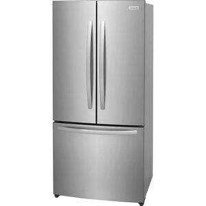 Frigidaire 31 in. 17.6 cu. ft. Counter Depth French Door Refrigerator - Brushed Steel, , hires