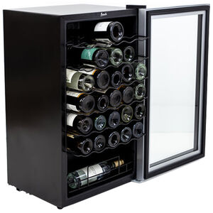 Avanti 20 in. Freestanding Wine Cooler with Single Zone & 34 Bottle Capacity - Platinum Glass, , hires