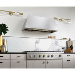 Monogram 48 in. Smart Ducted Standard Style Range Hood with 1220 CFM, 4 Fan Speeds & 1 LED Light - Stainless Steel, , hires