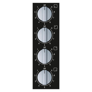 Bosch 500 Series 24 in. 4-Burner Electric Cooktop with Simmer Burner - Black, , hires