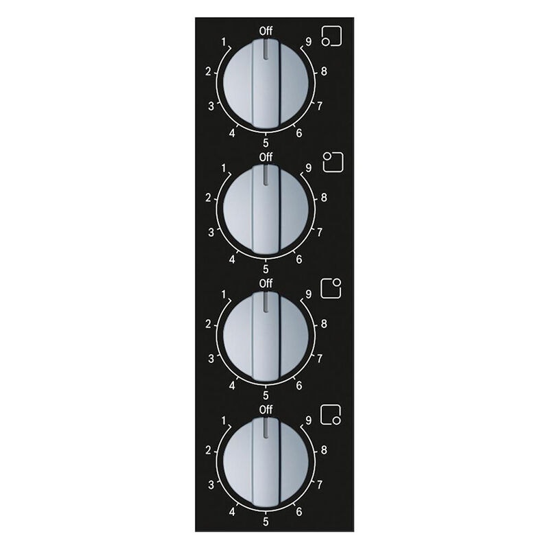 Bosch 500 Series 24 in. 4-Burner Electric Cooktop with Simmer Burner - Black, , hires