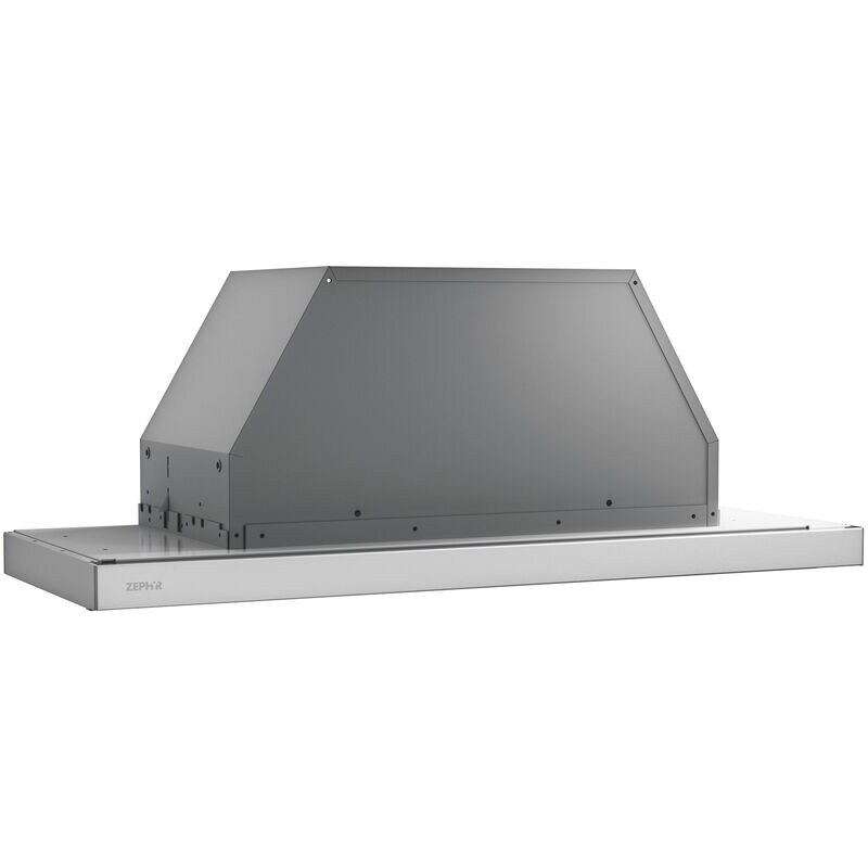Zephyr 24 in. Convertible Slide-Out Style Range Hood with 500 CFM, 3 Fan Speeds & 1 LED Light - Stainless Steel, , hires