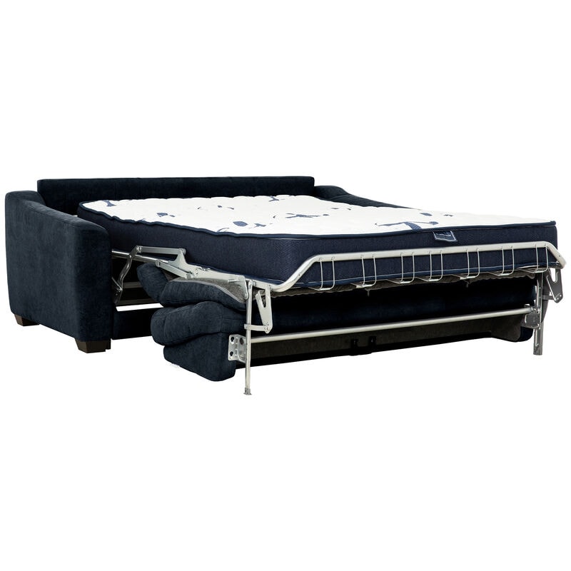 Stearns & Foster Vito Queen Sofa Bed - Charleston Ocean Blue, , hires