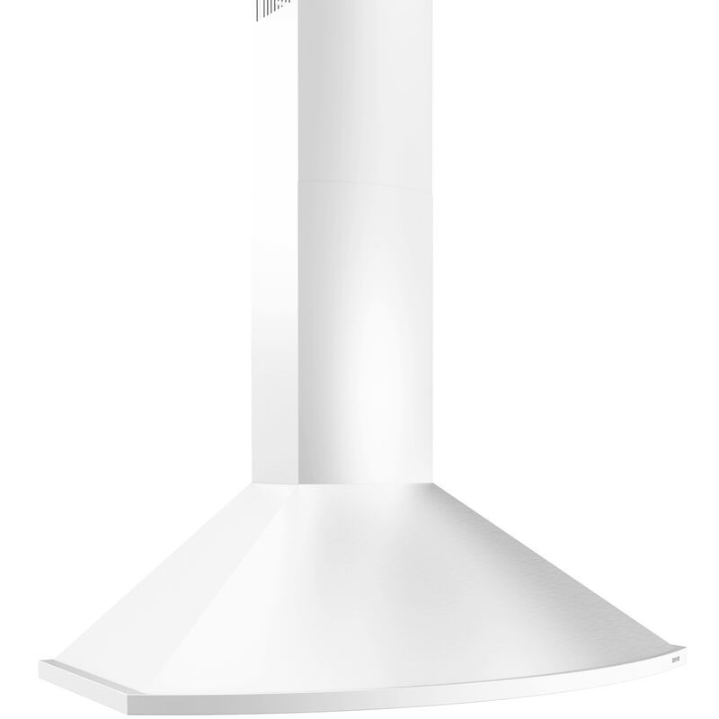 Zephyr 30 in. Chimney Style Range Hood with 5 Speed Settings, 600 CFM & 2 LED Lights - White, , hires