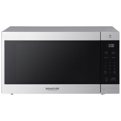 Signature Kitchen Suite 24 in. 2.0 cu. ft. Countertop Microwave with 10 Power Levels & Sensor Cooking Controls - Stainless Steel | SKSMC2401S