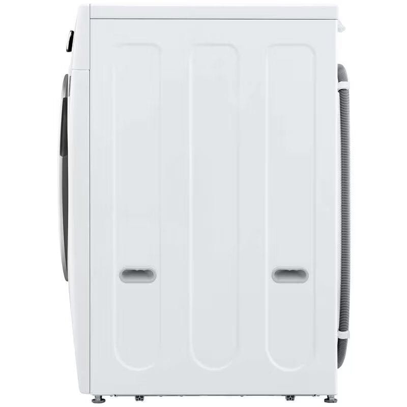 LG 27 in. 5.0 cu. ft. Smart Stackable Front Load Washer with TurboWash 360, Sanitize & Steam Wash Cycle - White, White, hires