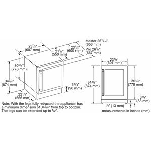 Thermador 24 in. 5.2 cu. ft. Built-In Undercounter Refrigerator - Custom Panel Ready, , hires