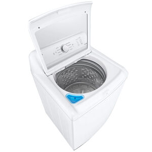 LG 27 in. 4.3 cu. ft. Top Load Washer with True Balance Anti-Vibration System & SlamProof Glass Lid - White, , hires