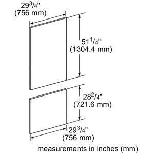 Thermador 30 in. Door Panel for Refrigerators - Stainless Steel, , hires