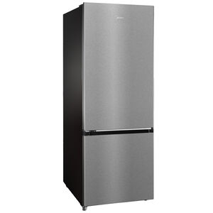 Midea 24 in. 11.5 cu. ft. Counter Depth Bottom Freezer Refrigerator - Stainless Steel, , hires