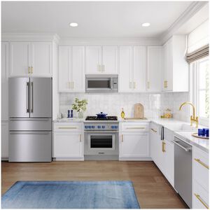 Thermador 36 in. 20.4 cu. ft. Smart Counter Depth 4-Door French Door Refrigerator with Internal Water Dispenser - Stainless Steel, , hires