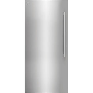 Electrolux 33" 18.9 Cu. Ft. Built-In Upright Freezer with Ice Maker & Digital Control - Stainless Steel
