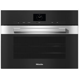 Miele PureLine Series 24 in. 1.8 cu. ft. Electric Smart Wall Oven with Standard Convection & Manual Clean - Stainless Steel, , hires