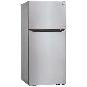 LG 30 in. 20.2 cu. ft. Top Freezer Refrigerator with Factory Installed Ice Maker -Stainless Steel, , hires
