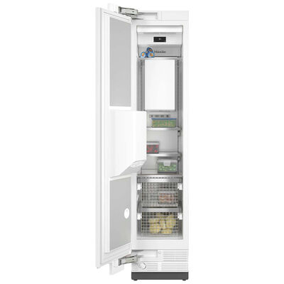 Miele MasterCool Series 18 in. 7.8 cu. ft. Built-In Smart Compact Upright Freezer with Ice-Maker - Custom Panel Ready | F2472VI