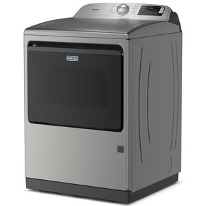 Maytag Pet Pro 27 in. 7.4 cu. ft. Smart Gas Dryer with Sensor Dry, Sanitize & Steam Cycle - Classic SIlver, Classic Silver, hires