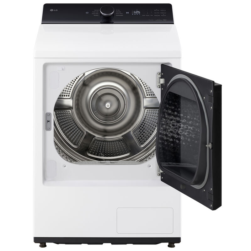 LG 27 in. 7.3 cu. ft. Smart Ventless Electric Dryer with Heat Pump & Sensor Dry - Alpine White, Alpine White, hires