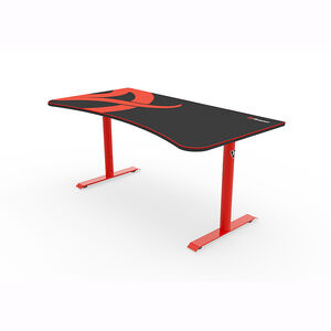 Arozzi Arena Full-surface Deskmat Desk - Red and Black, , hires