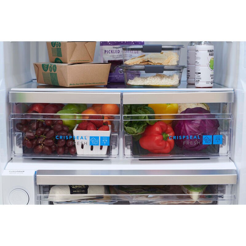 Frigidaire Gallery 30 in. 20 cu. ft. French Door Refrigerator with Internal Water Dispenser - Stainless Steel, , hires