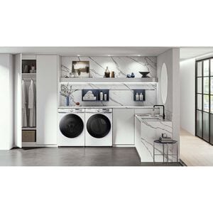 Samsung 27 in. 7.5 cu. ft. Smart Stackable Gas Dryer with Sanitize+, Steam Cycle & Sensor Dry - White, White, hires