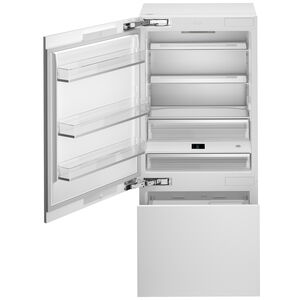 Bertazzoni 36 in. Built-In 19.8 cu. ft. Counter Depth Bottom Freezer Refrigerator with Internal Water Dispenser - Custom Panel Ready, , hires