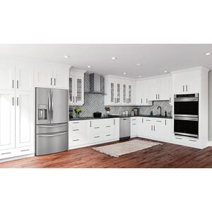 Frigidaire 36 in. Convertible Chimney Style Range Hood with 400 CFM, 3 Fan Speeds & 2 Halogen Lights - Stainless Steel, , hires