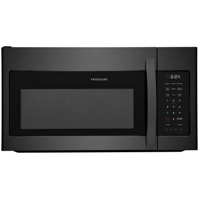 Frigidaire 30 in. 1.8 cu. ft. Over-the-Range Microwave with 10 Power Levels & 300 CFM - Black Stainless Steel | FMOS1846BD