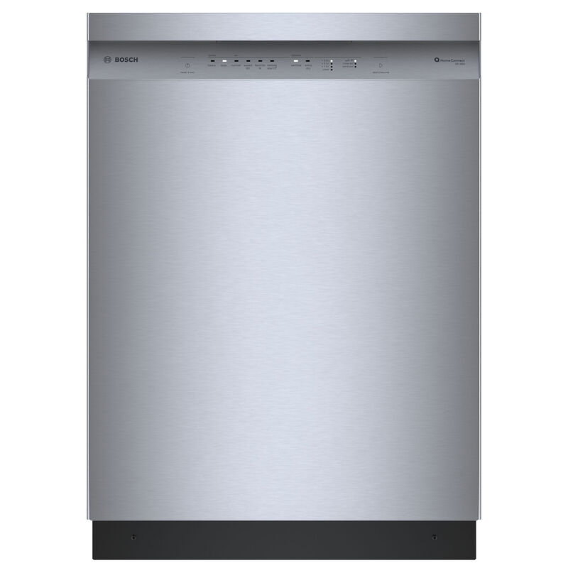 Bosch 300 Series 24 in. Front Control Smart Dishwasher with 48 dBa Sound Level & PureDry - Stainless Steel, , hires