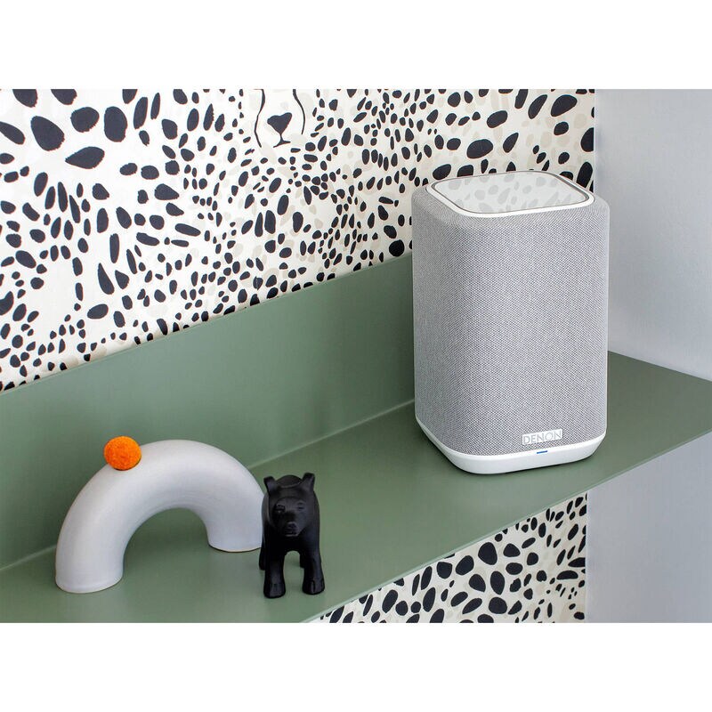 Denon Home 150 Compact Smart Speaker with Built-In HEOS - White, White, hires