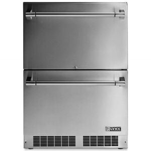 Lynx 24 in. 5 cu. ft. Outdoor Double Refrigerator Drawers - Stainless Steel, , hires