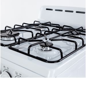 Avanti 20 in. 2.1 cu. ft. Gas Range with 4 Sealed Burners - White, , hires
