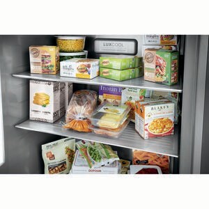 Electrolux 33 in. 18.9 cu. ft. Built-in Double-Drawers Upright Freezer with Ice-Maker & Adjustable Shelves - Stainless Steel, , hires