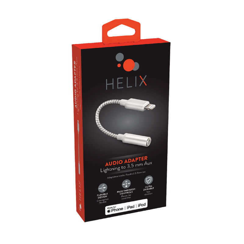 Helix Lightning to 3.5mm headphone jack adapter, , hires
