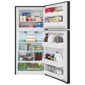 Frigidaire 28 in. 13.9 cu. ft. Counter Depth Top Freezer Refrigerator - Black, Black, hires