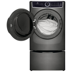Electrolux 500 Series 27 in. 4.5 cu. ft. Stackable Front Load Washer with Perfect Steam & LuxCare Plus Wash - Titanium, Titanium, hires