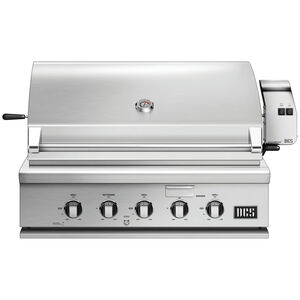 DCS Series 7 36 in. 3-Burner Built-In Natural Gas Grill with Rotisserie & Smoke Box - Stainless Steel, , hires