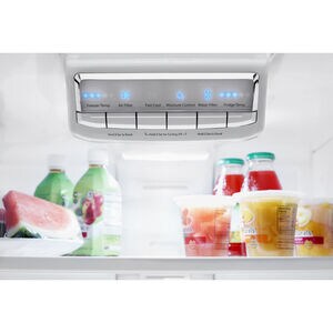 Whirlpool 30 in. 19.7 cu. ft. French Door Refrigerator with Ice Maker - Black Stainless, Black Stainless, hires