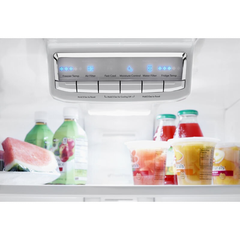 Whirlpool 30 in. 19.7 cu. ft. French Door Refrigerator with Ice Maker - Black Stainless, Black Stainless, hires