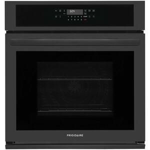 Frigidaire 27 in. 3.8 cu. ft. Electric Single Wall Oven With Standard Convection - Black, Black, hires