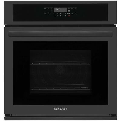 Frigidaire 27 in. 3.8 cu. ft. Electric Single Wall Oven With Standard Convection - Black | FCWS2730AB