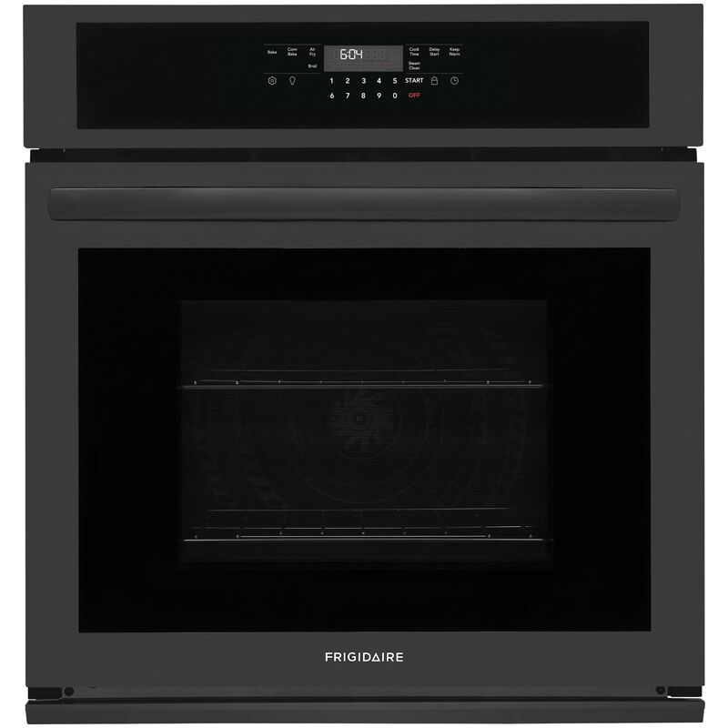 Frigidaire 27 in. 3.8 cu. ft. Electric Single Wall Oven With Standard Convection - Black, Black, hires