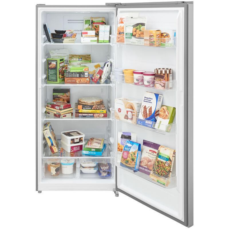 Frigidaire 30 in. 21.0 cu. ft. Garage-Ready Upright Freezer with Adjustable Shelves - Fingerprint-Resistant Stainless Steel Look, , hires