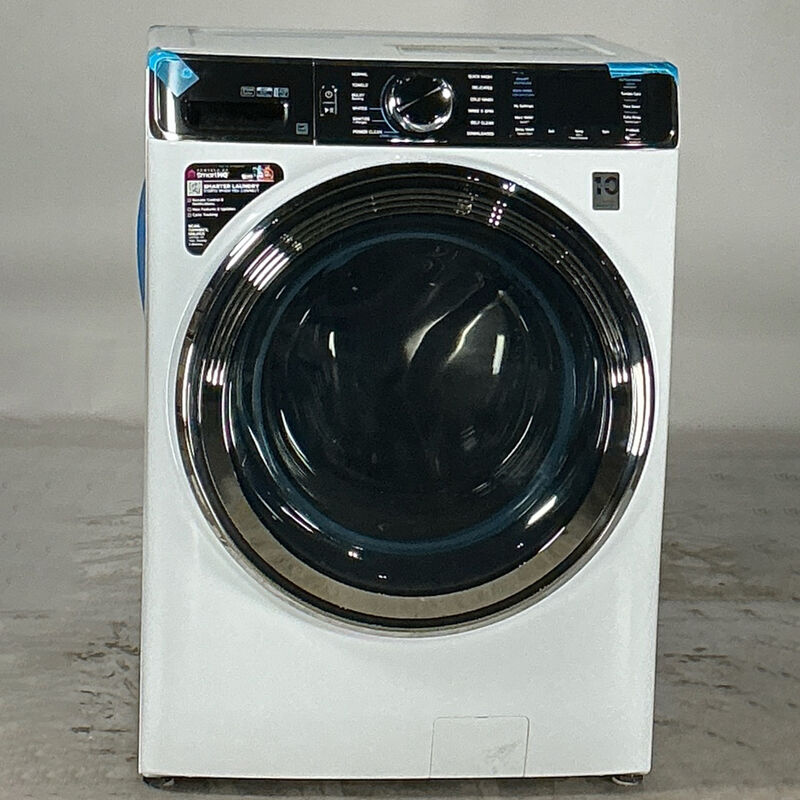 GE Profile 28 in. 5.3 cu. ft. Smart Stackable Front Load Energy Star Washer with UltraFresh Vent System+, Sanitize & Steam Cycle - White (Open Box Excellent Condition), , hires