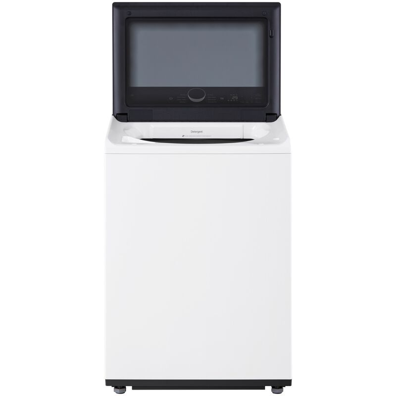 LG 27 in. 5.5 cu. ft. Smart Top Load Washer with EasyUnload, TurboWash3D Technology & AI Sensing - Alpine White, Alpine White, hires